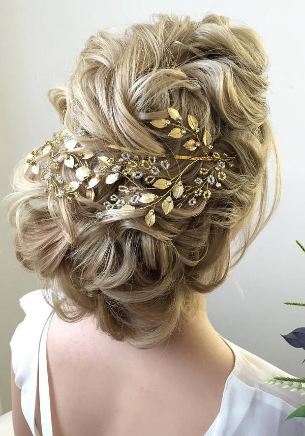 Wedding Hairstyle Half Updo
 75 Chic Wedding Hair Updos for Elegant Brides