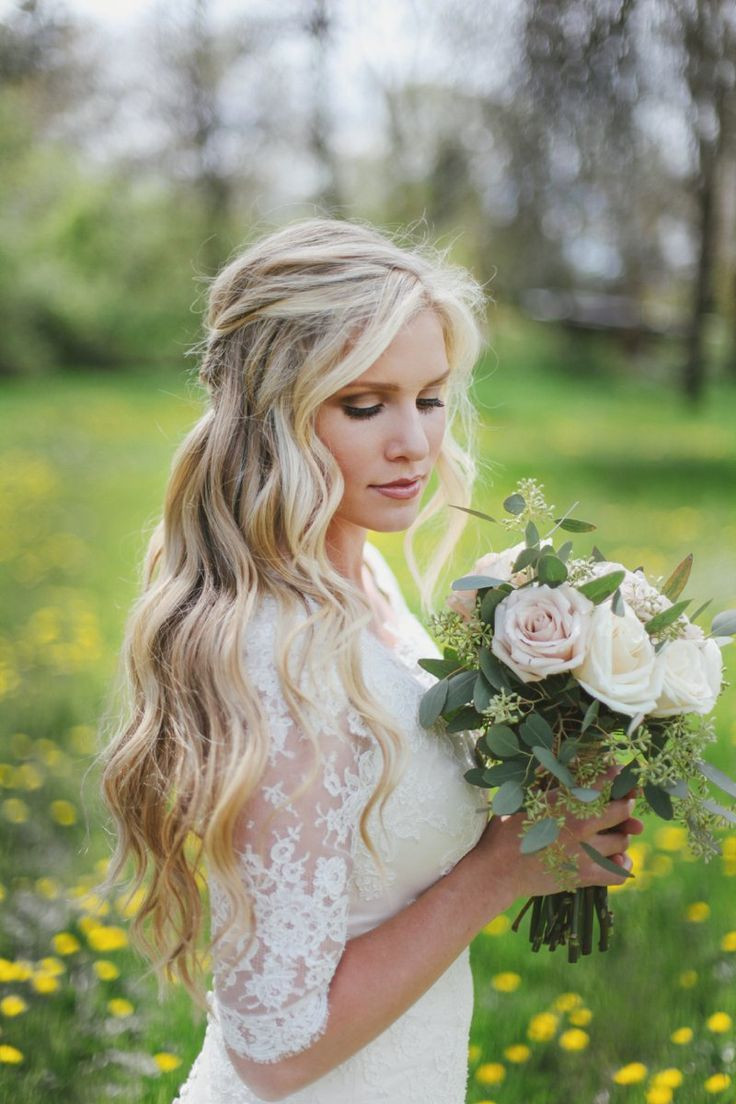 Wedding Hairstyles Down With Veil
 wedding hair down with veil Google Search