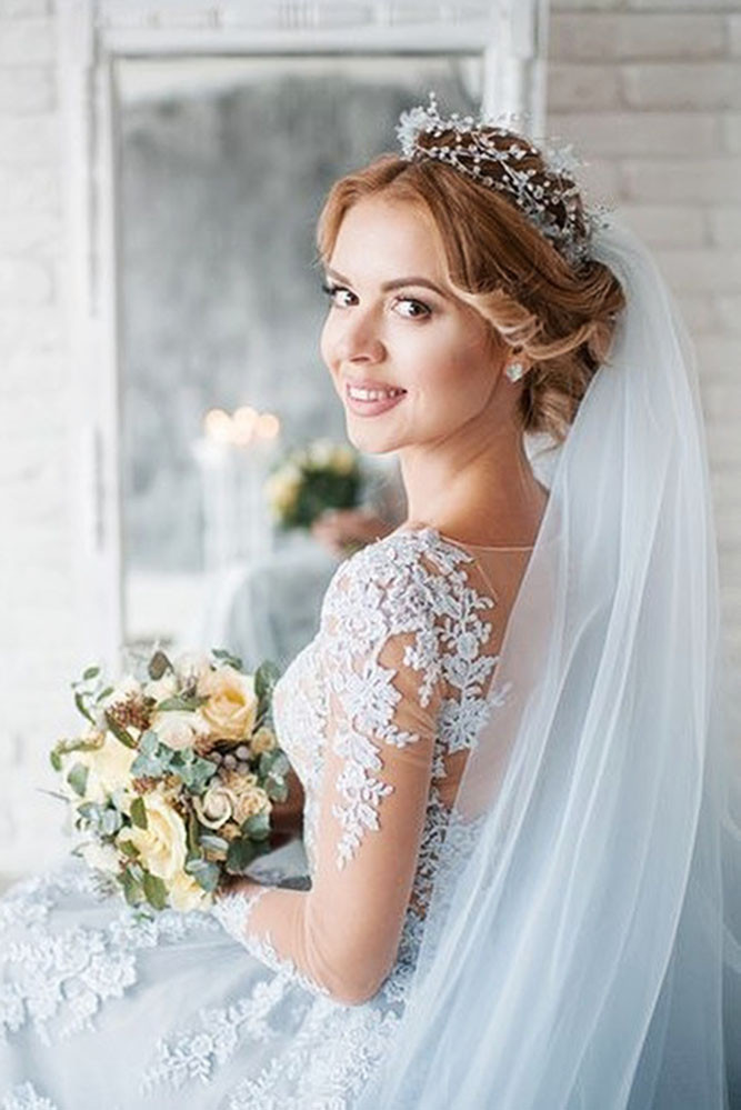 Wedding Hairstyles Down With Veil
 36 Wedding Hairstyles With Veil – My Stylish Zoo
