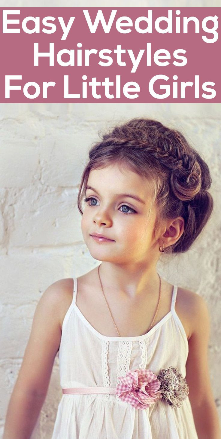 Wedding Hairstyles For Little Girls
 14 Cute and Lovely Hairstyles for Little Girls Pretty