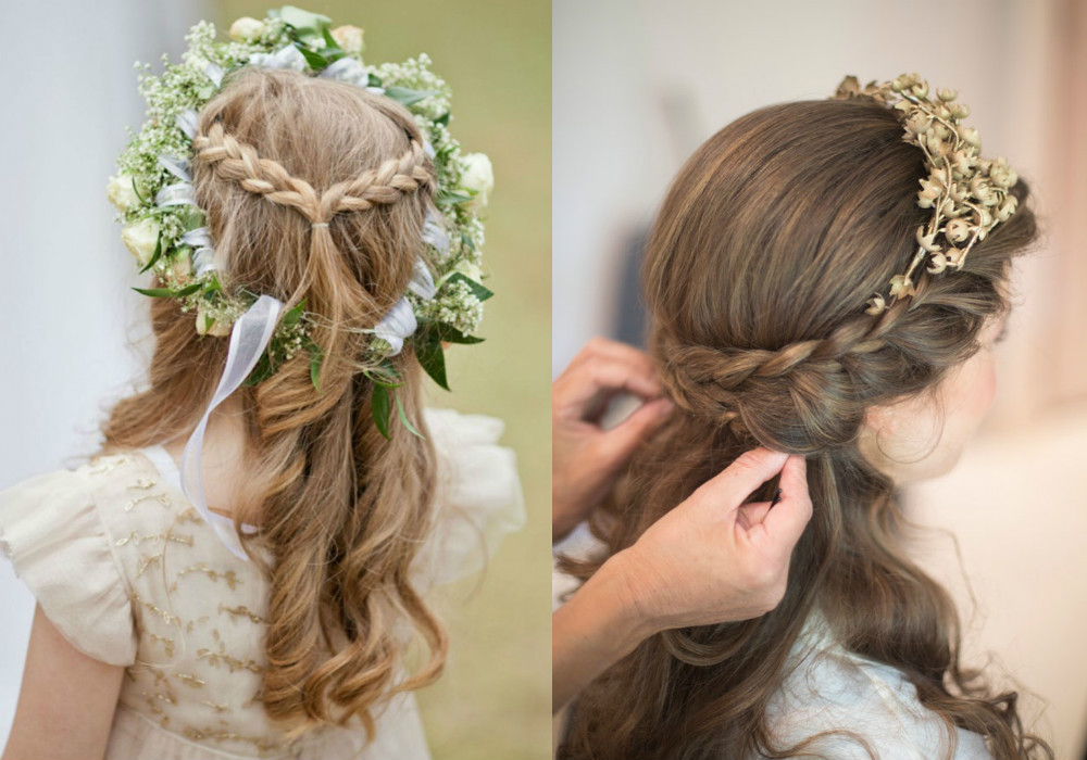 Wedding Hairstyles For Little Girls
 Wedding hairstyles for little girls 6 cute flower girl