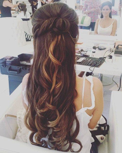 Wedding Hairstyles Long Hair Down
 Half Up Half Down Wedding Hairstyles – 50 Stylish Ideas