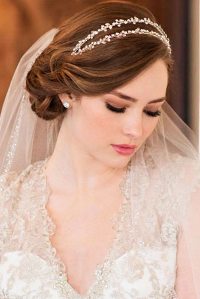 Wedding Hairstyles Updos With Veil
 Veil Wedding Hair