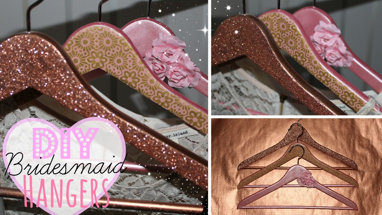 Wedding Hangers DIY
 DIY Bridesmaid Hangers Easy & Affordable