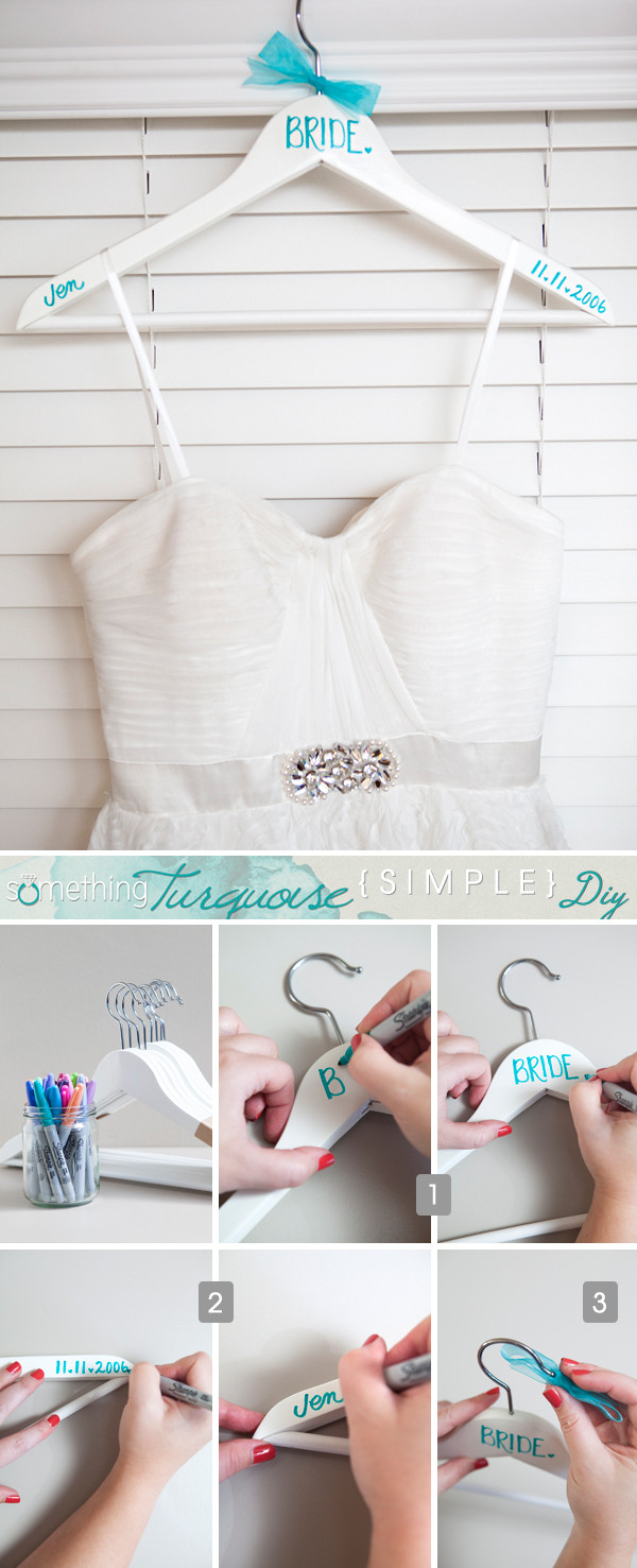 Wedding Hangers DIY
 Simple DIY