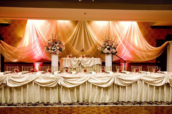 Wedding Head Table Decorations
 Great Ideas of the Head Tables Decor