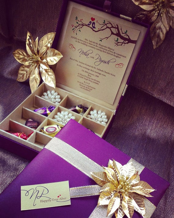 Wedding Invitation Box
 Chocolate Box Gift Box Wedding Invitation Box