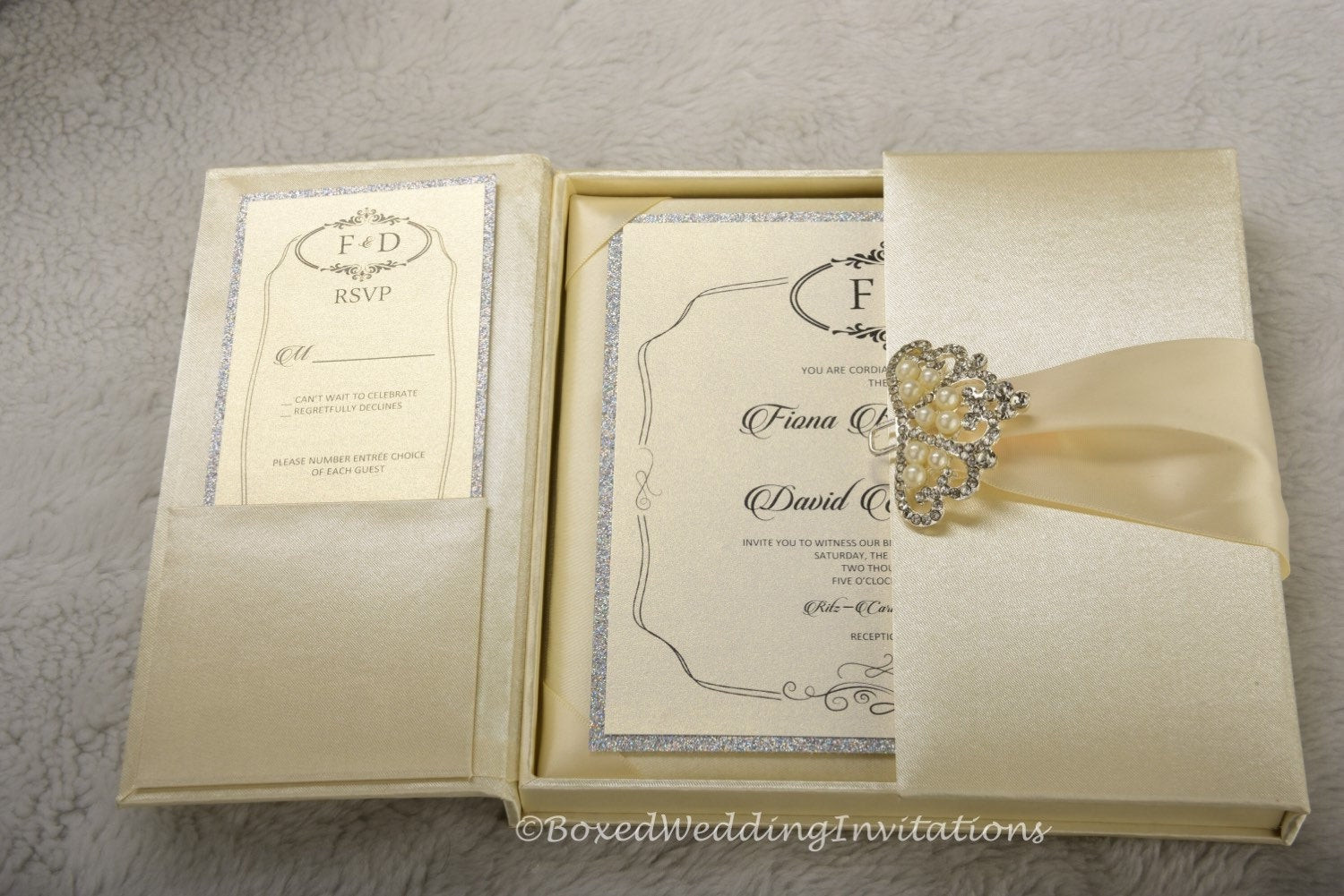 Wedding Invitation Box
 Gatefold Invitation Box Silk Invitation Box Boxed Wedding