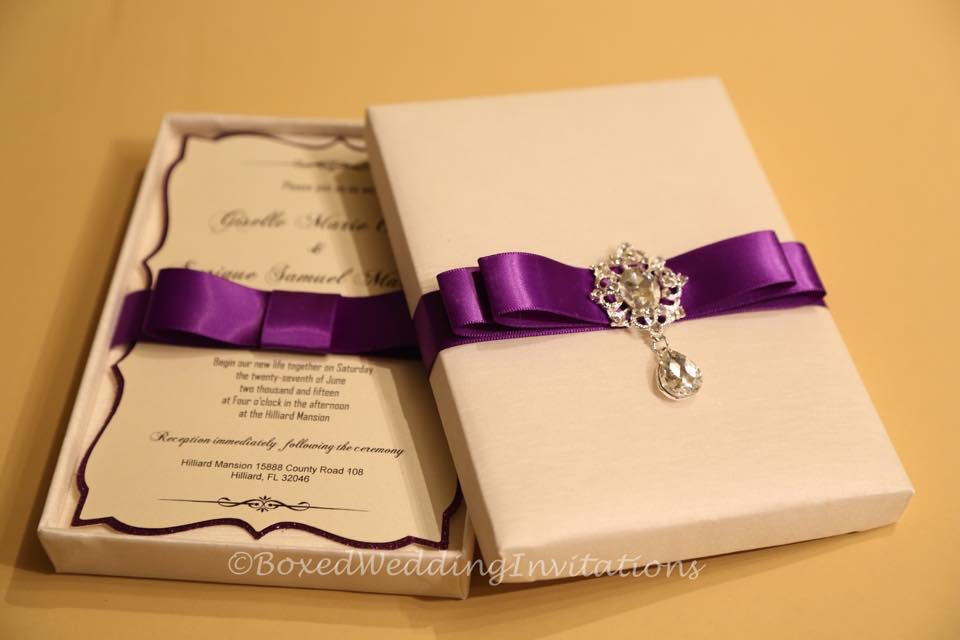 Wedding Invitation Box
 Inspirational Boxed Wedding Invitations