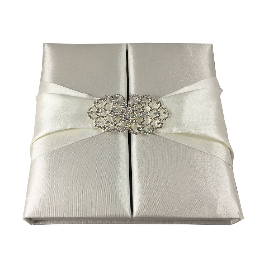 Wedding Invitation Box
 High Quality Taffeta Silk Covered Wedding Invitation Box