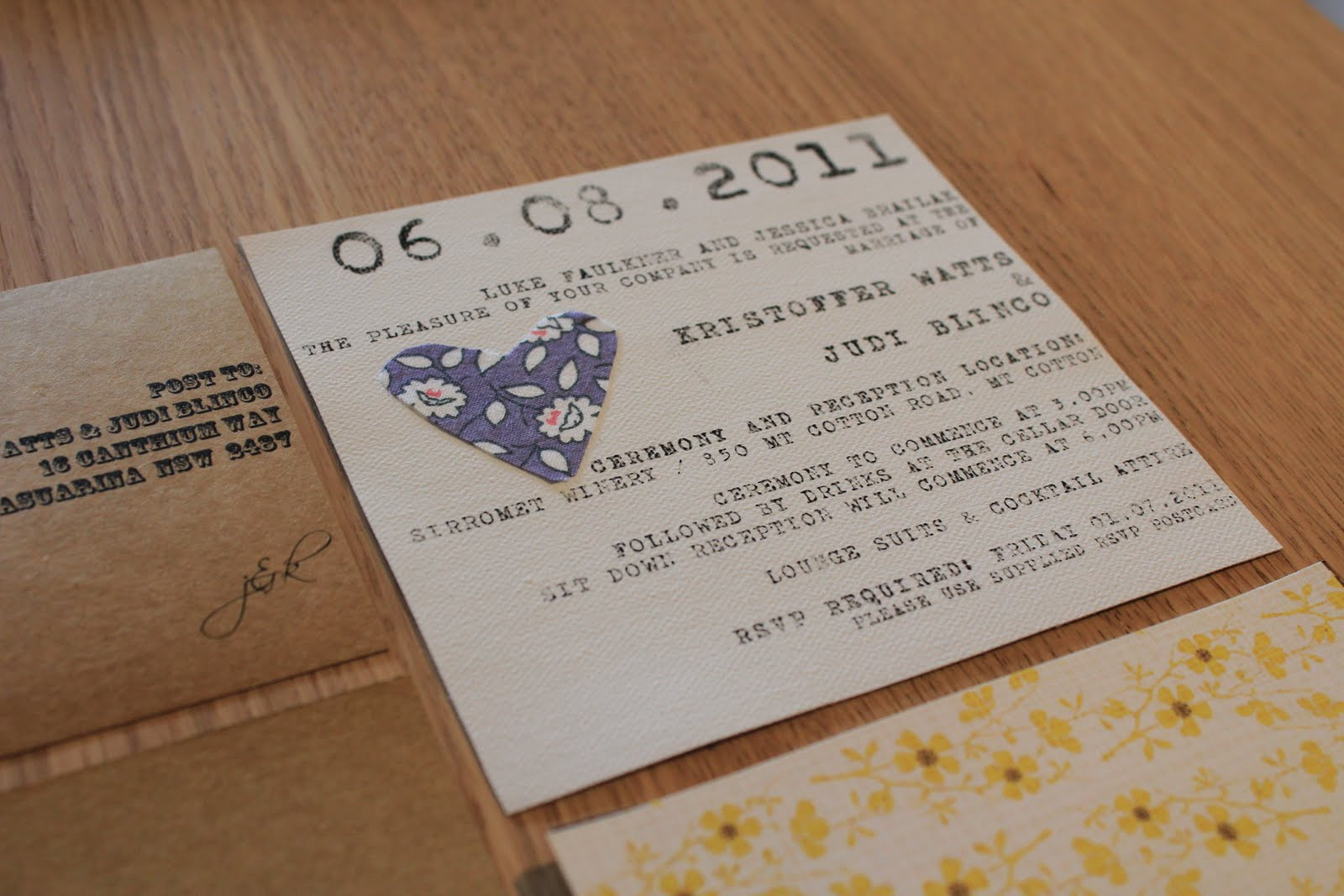 Wedding Invitations DIY
 Watts Wedding Box DIY rustic wedding invitations