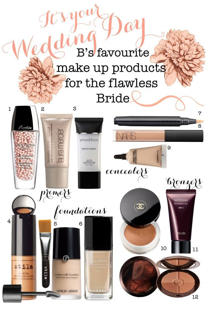 Wedding Makeup Products
 The Best Makeup Products for the Flawless Bride With