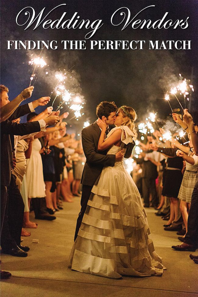 Wedding Matches And Sparklers
 Wedding Vendors Finding The Perfect Match