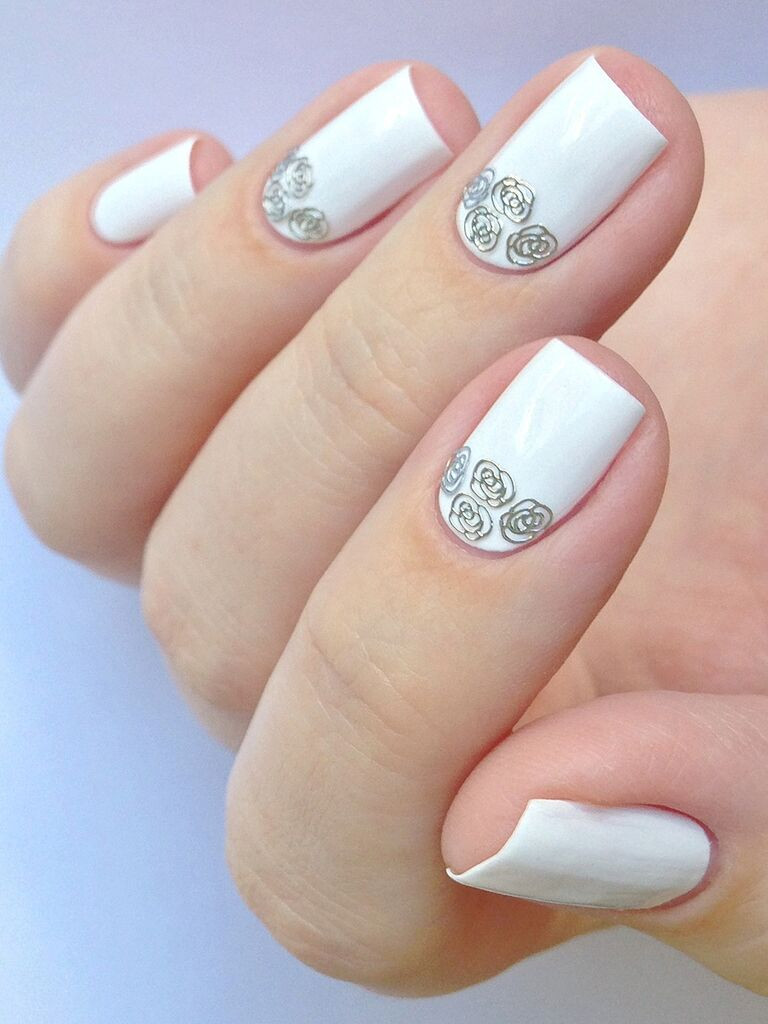 Wedding Nails Images
 Wedding Nail Art Manicure Ideas From Pinterest