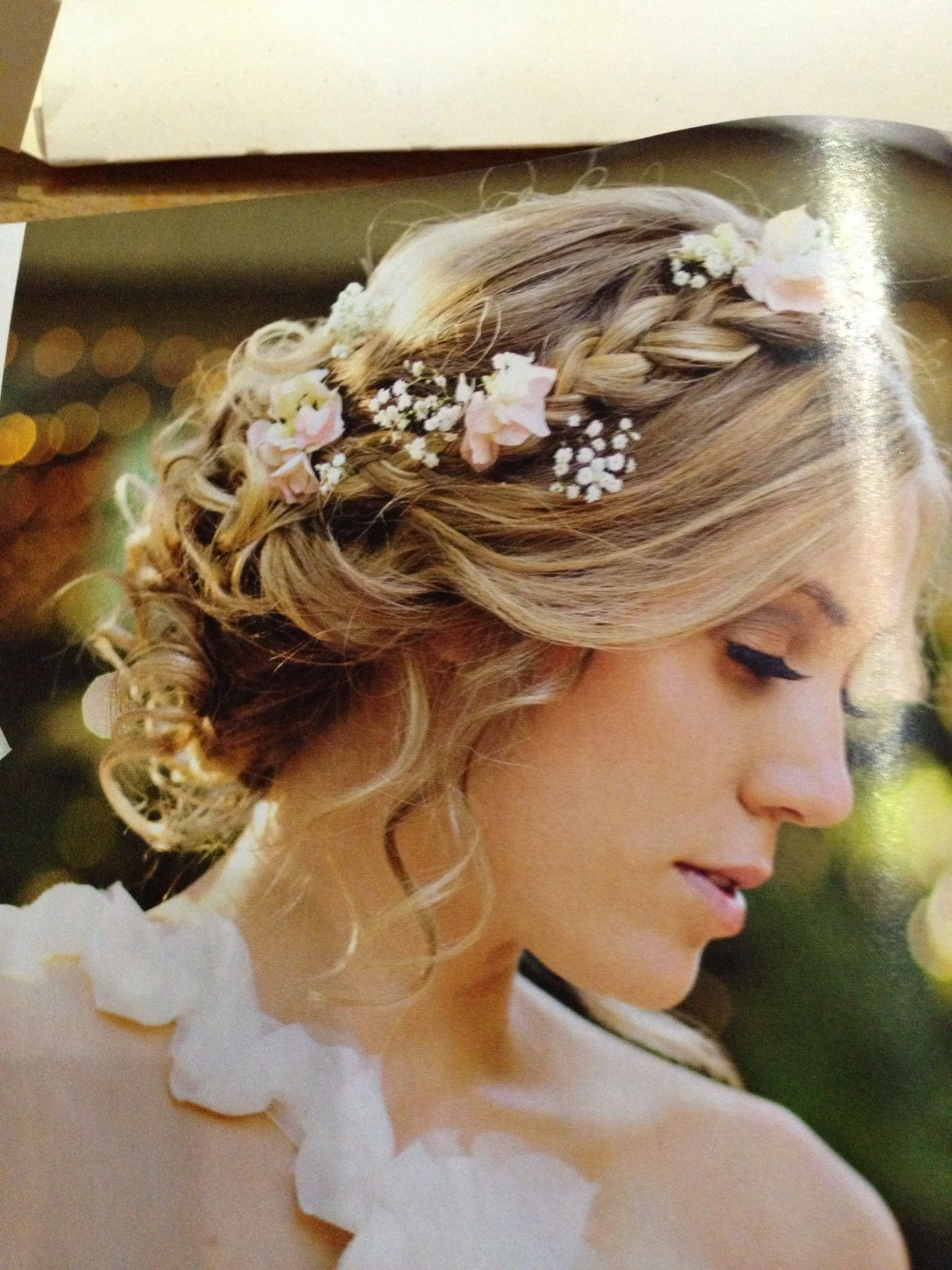 Wedding Plaits Hairstyles
 Love this hair plait flowers