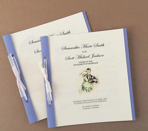 Wedding Program Ideas DIY
 DIY Wedding Programs