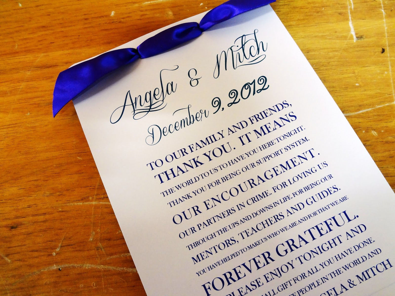 Wedding Programs DIY
 DIY