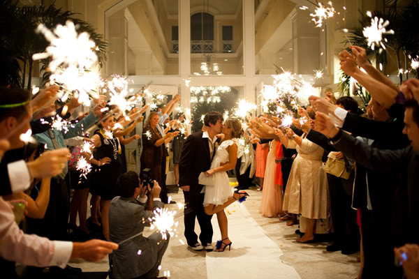 Wedding Reception Sparklers
 Ignite Your Night With Sparklers At Your Wedding