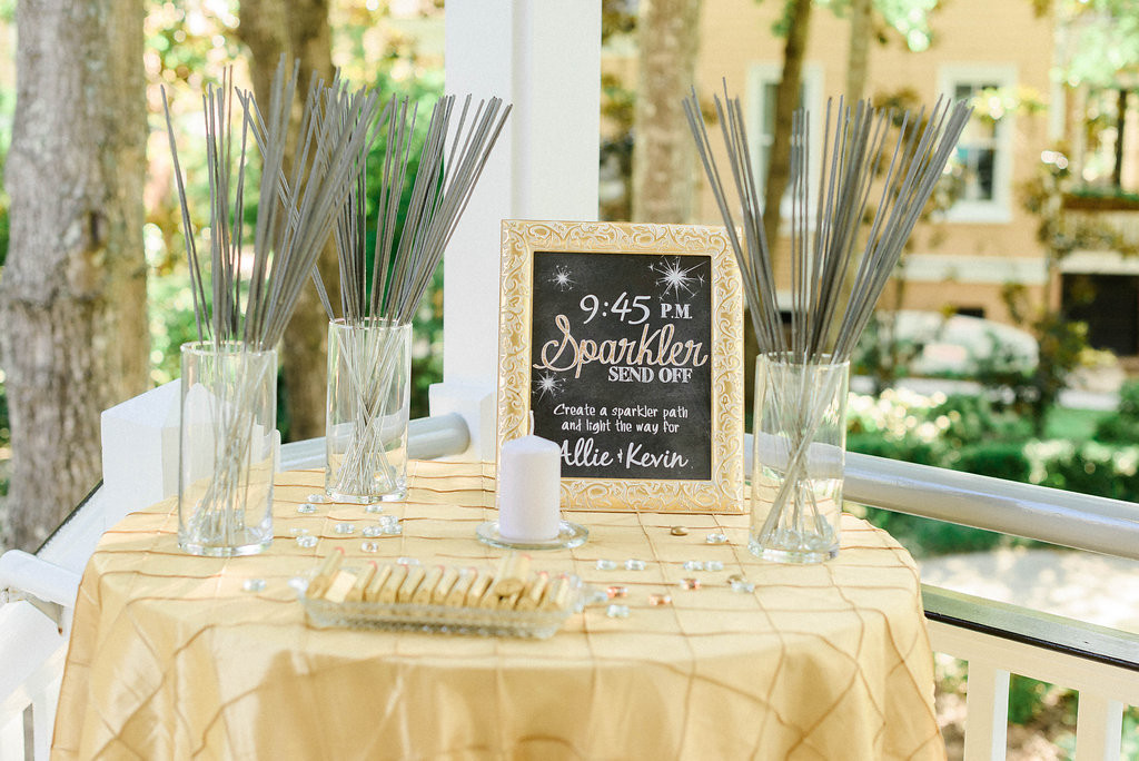 Wedding Reception Sparklers
 A Low Country Wedding Reception