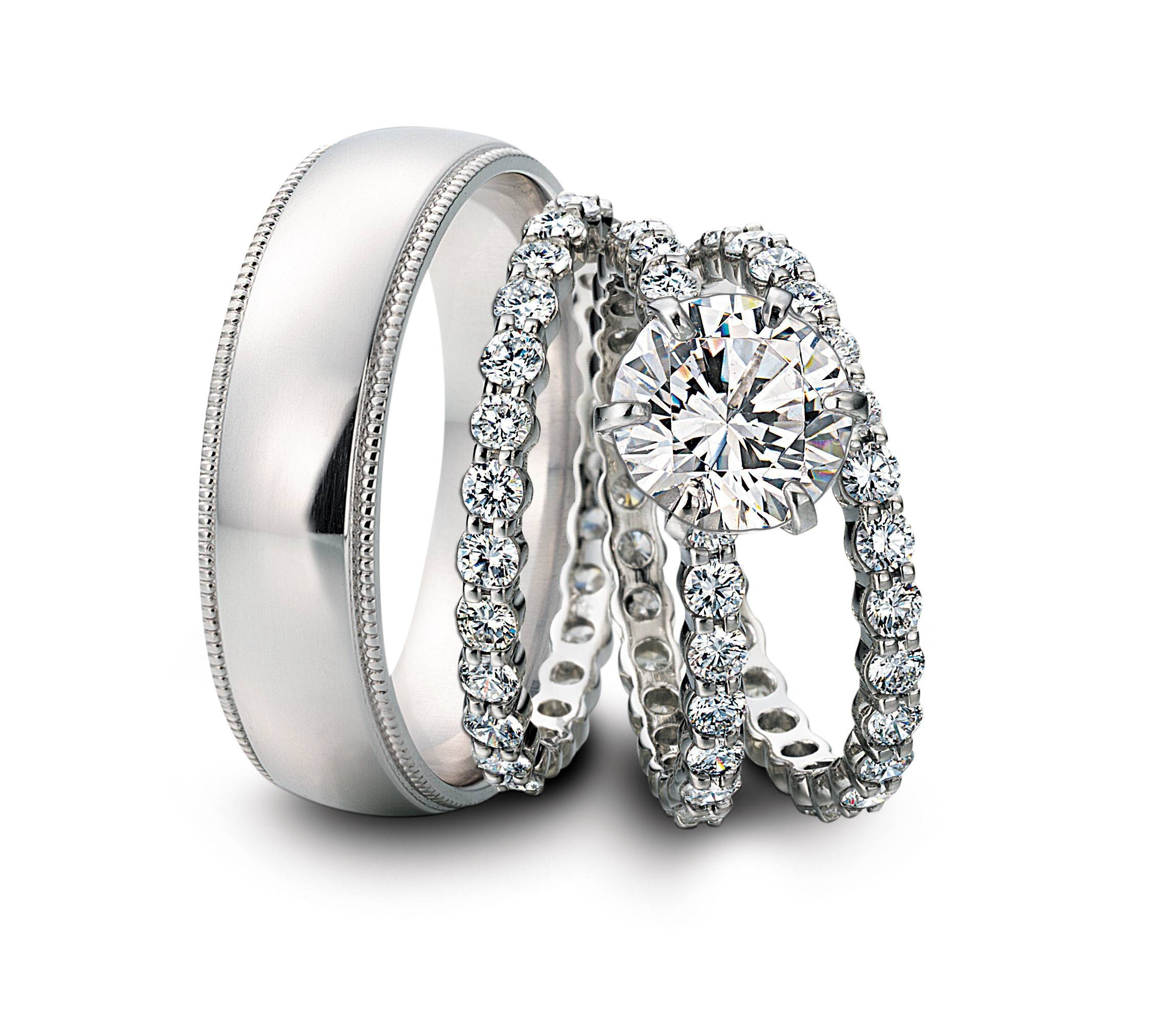Wedding Ring Sets For Her And Him
 15 Inspirations of Cheap Wedding Bands Sets His And Hers
