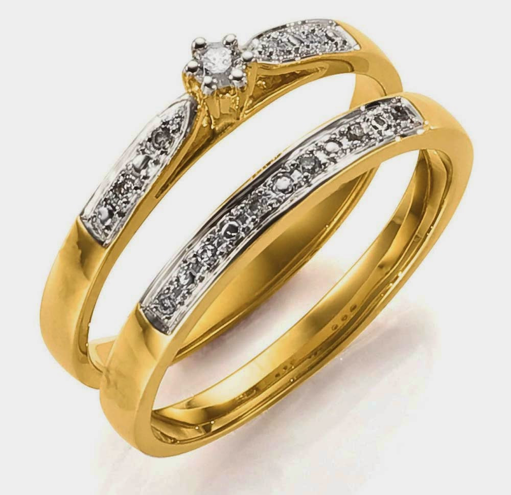 Wedding Ring Sets For Her And Him
 Simple Wedding Rings Sets Diamond Elegant Him and Her Design