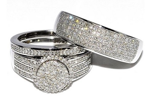 Wedding Ring Sets For Her And Him
 Best Seller Wedding Ring Sets For Him And Her White Gold