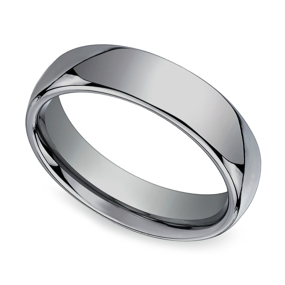 Wedding Rings For Guys
 fort Fit Men s Wedding Ring in Tungsten 6mm