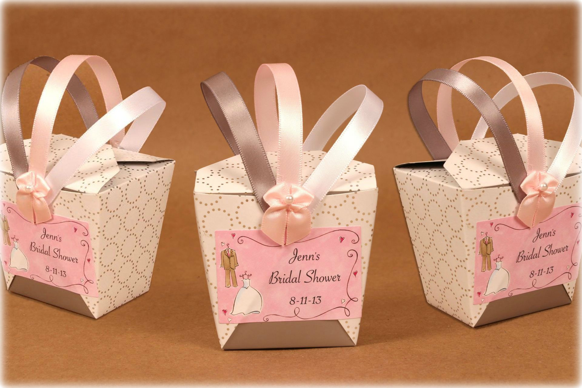 Wedding Shower Favor Ideas
 Bridal Shower Favor Chinese Takeout Style Boxes