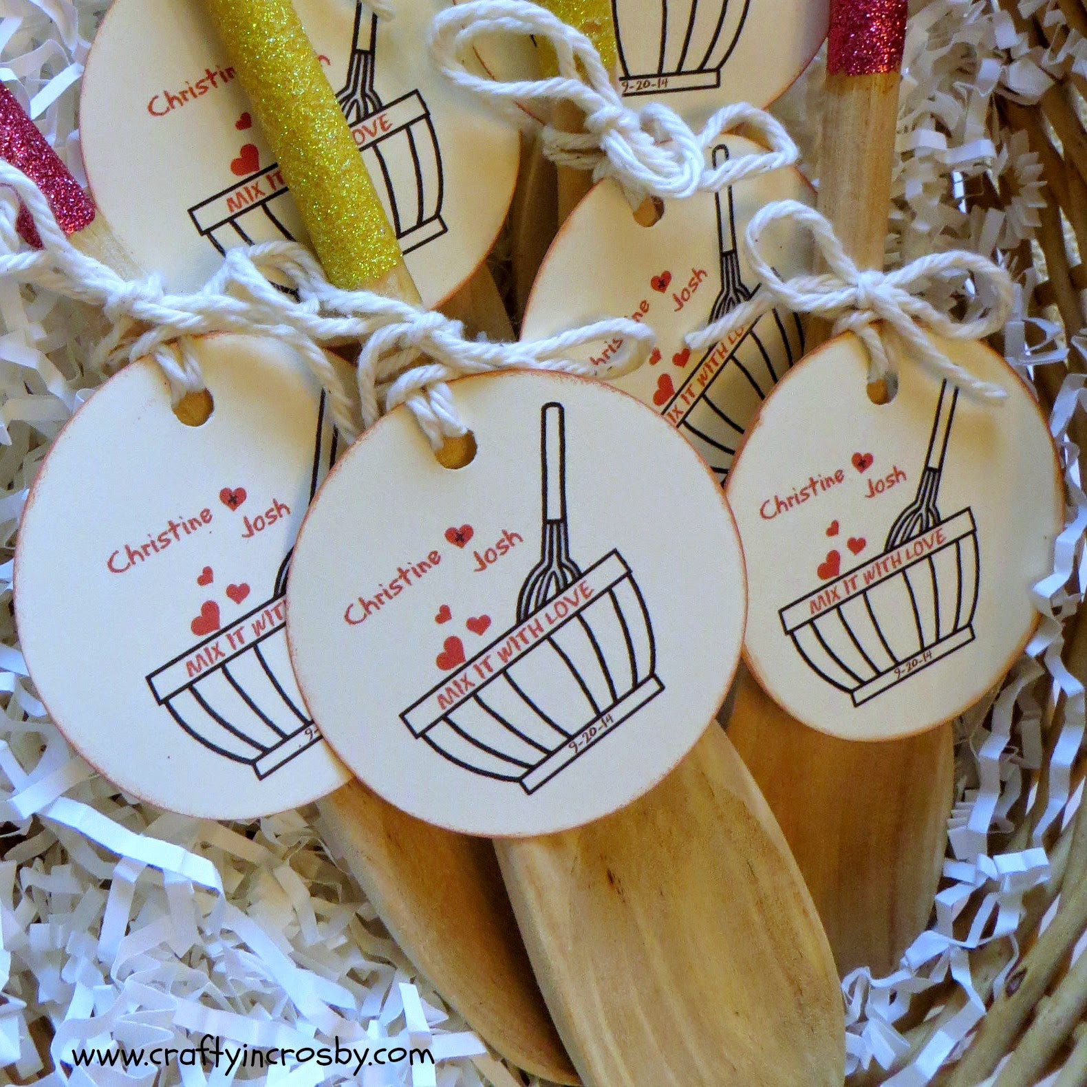 Wedding Shower Favor Ideas
 Crafty in Crosby Bridal Shower Favors Mix it With Love