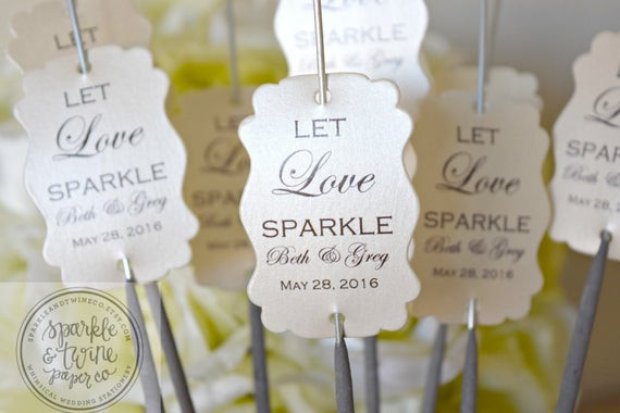 Wedding Sparkler Tags
 Sparkler Tags Wedding Sparklers Tags Sparkler by