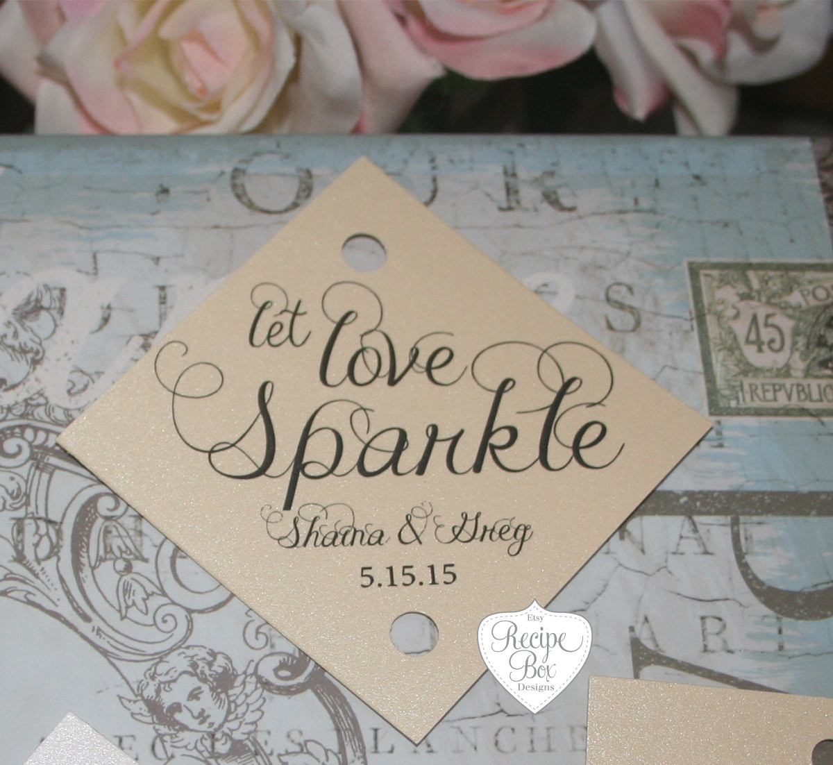 Wedding Sparkler Tags
 Sparkler Tag Wedding Sparkler Tags 150 pieces Let Love