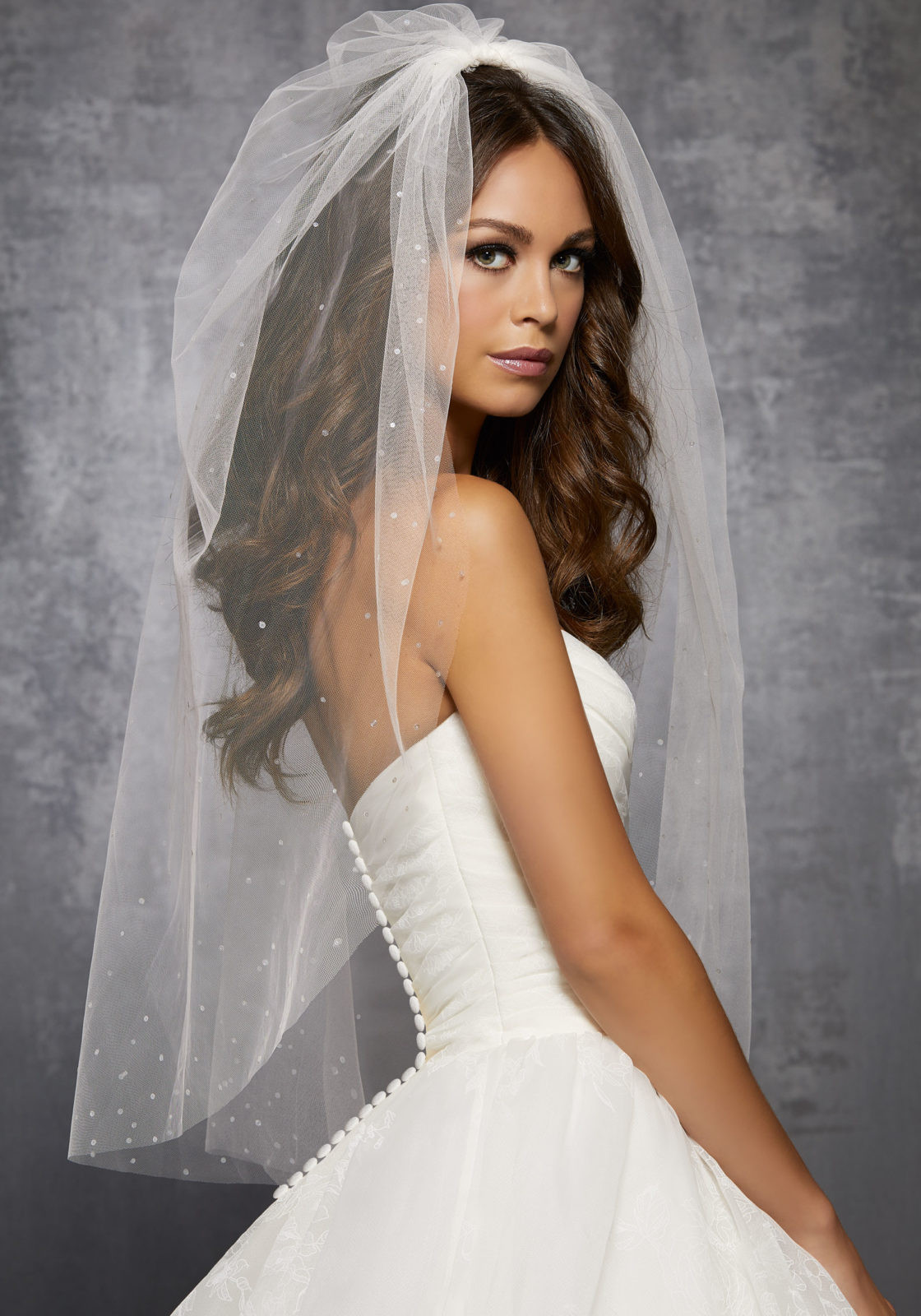 Wedding Veils
 Veil Scattered with Sequins Style VL1044