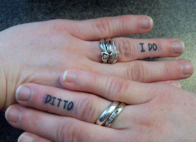 Wedding Vow Tattoos
 42 Wedding Ring Tattoos That Will ly Appeal To The Most