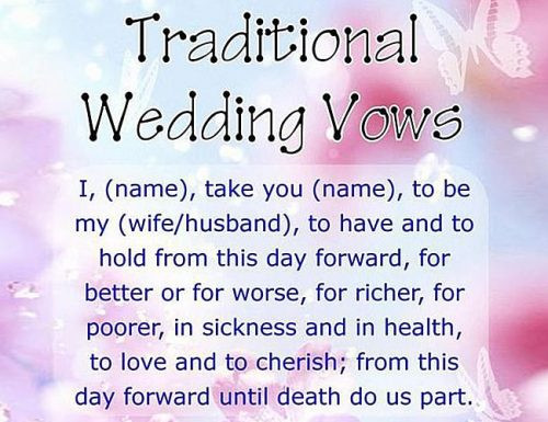 Wedding Vow Template
 How to Write Wedding Vows Tips And Template