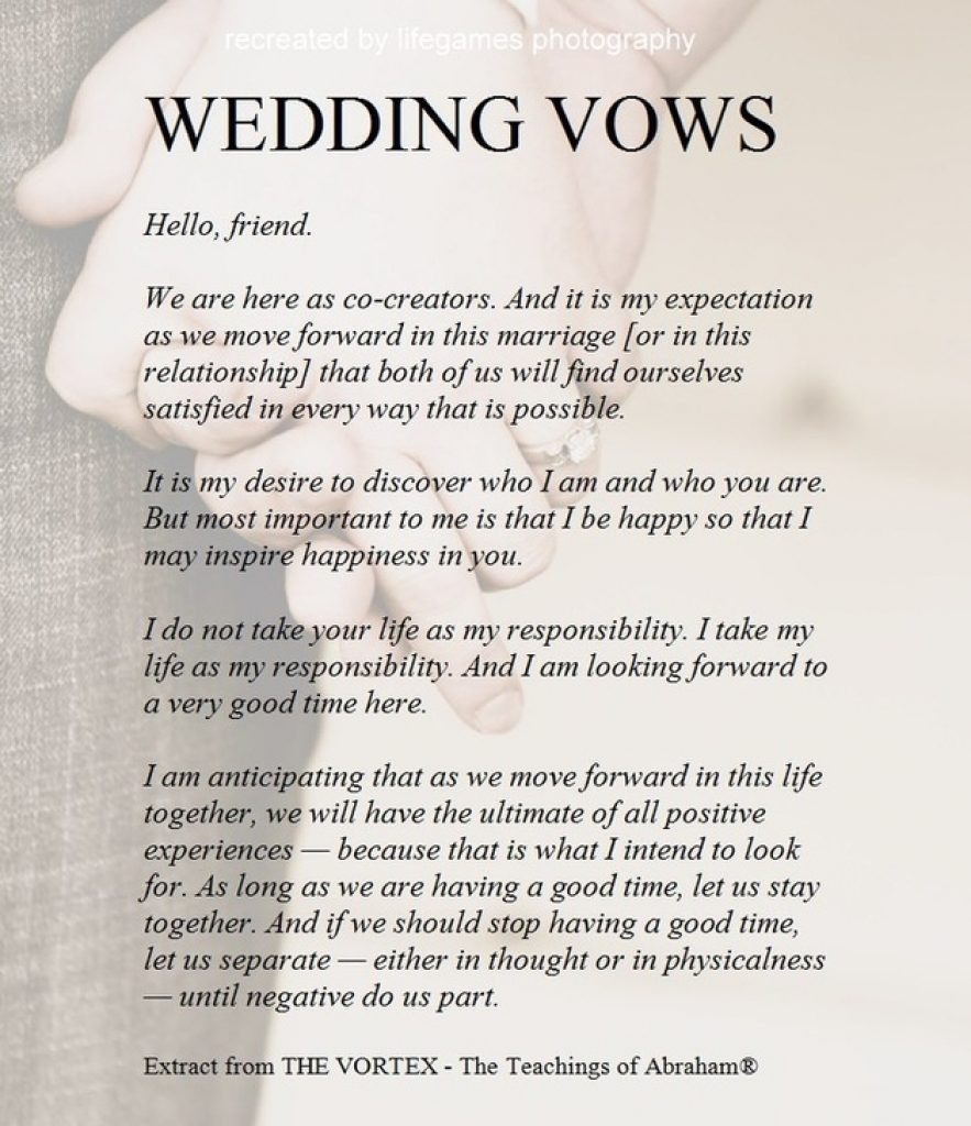 Wedding Vow Template
 Others Beautiful Wedding Vows Samples Ideas — Salondegas