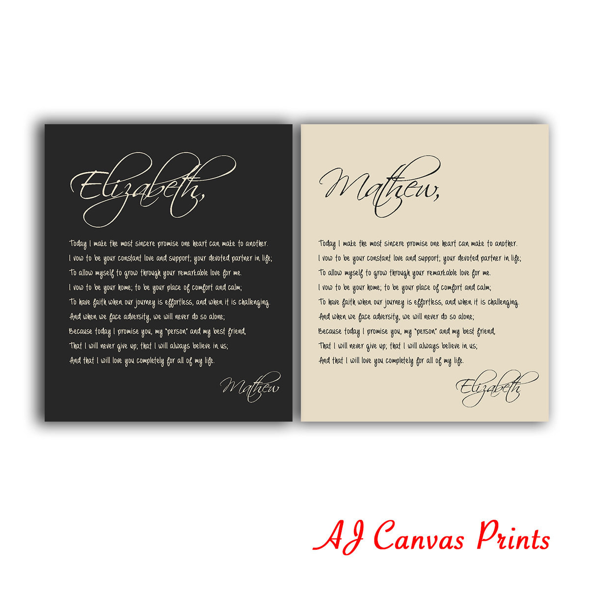 Wedding Vows On Canvas
 Vows to canvas Wedding Vows Wedding Vows Canvas Wedding