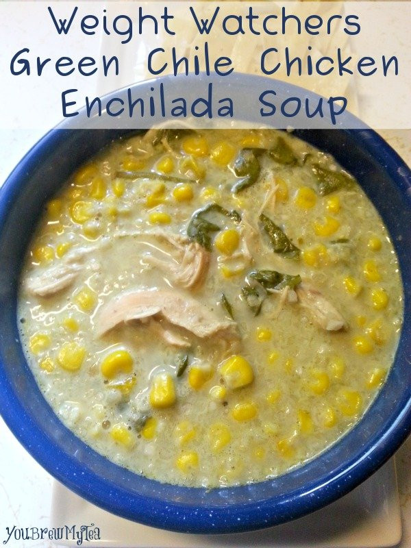 Weight Watcher Chicken Soup Recipes
 Weight Watchers Green Chile Chicken Enchilada Soup You