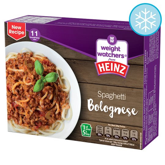 Weight Watcher Spaghetti
 Weight Watchers Spaghetti Bolognese 320G Groceries