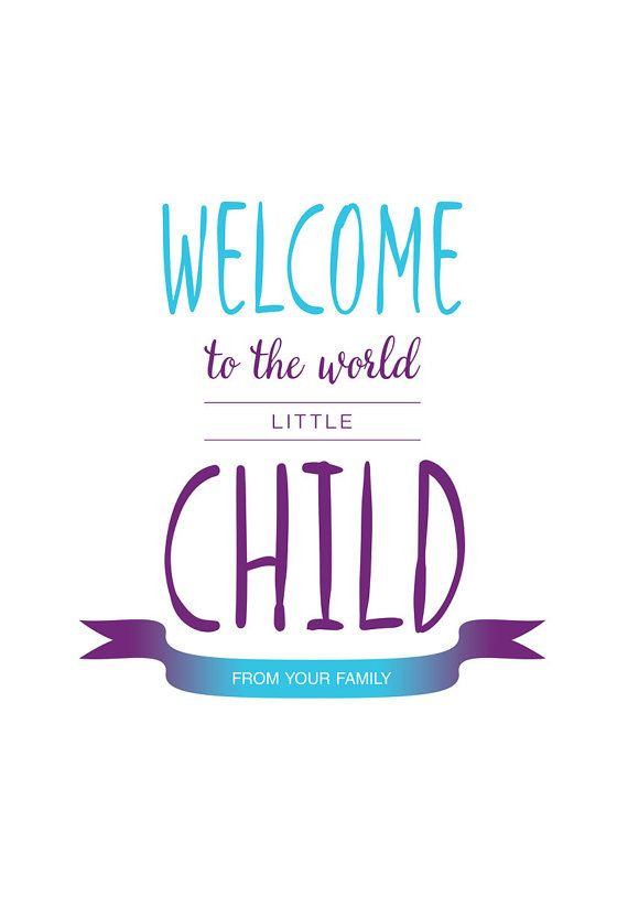 Welcome New Baby Boy Quotes
 Print poster newborn baby Quote prints Wel e to by