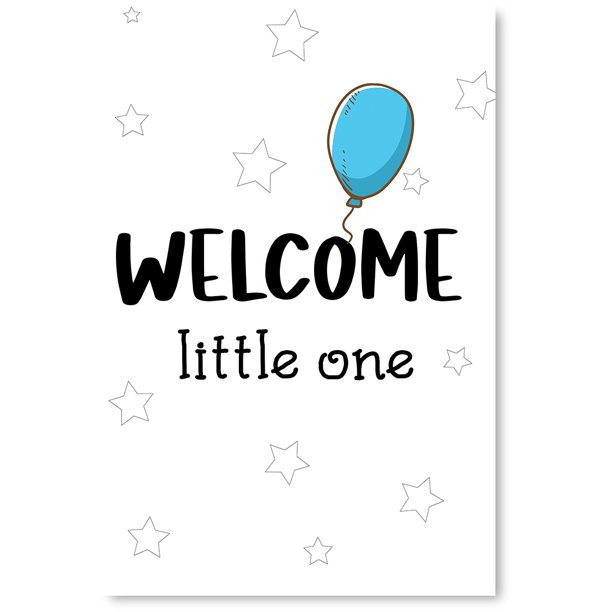 Welcome New Baby Boy Quotes
 Awkward Styles Newborn Baby Room Poster Art Wel e Little