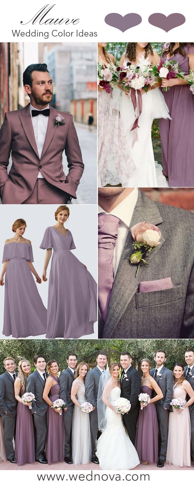What Should My Wedding Colors Be
 The Hottest 10 Mauve Wedding Color Palettes for All Brides