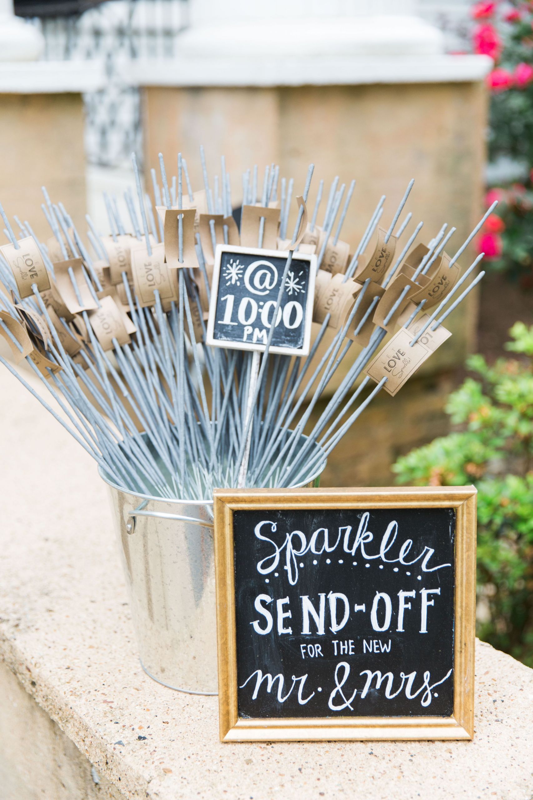 Where Can I Buy Sparklers For A Wedding
 ashless sparkler send off Duncan Estate wedding