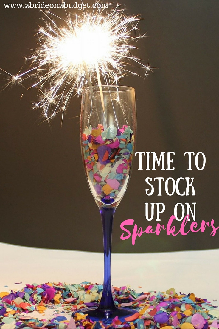Where To Get Sparklers For Wedding
 Time To Stock Up Sparklers