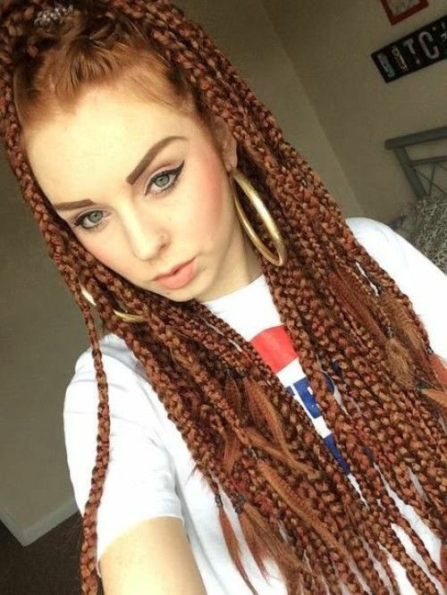 White Girl Haircuts
 Remarkable Box Braids Examples for White Girls