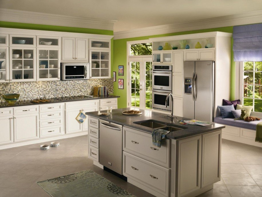 White Kitchen Cabinet Glass Doors
 White Kitchen Cabinets with Glass Doors Home Furniture