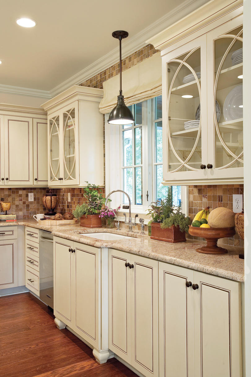 White Kitchen Cabinet Glass Doors
 Kitchen Cabinet Types Southern Living