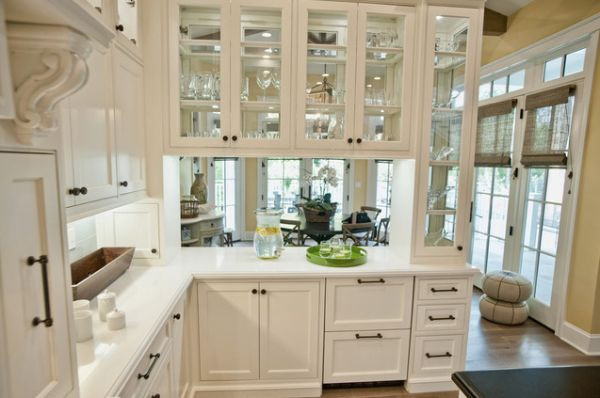 White Kitchen Cabinet Glass Doors
 A Mix Functionality And Style In The Form Glass