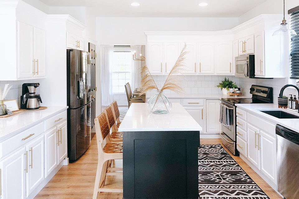 White Kitchen Rugs
 The Right Rug Size for Your Kitchen