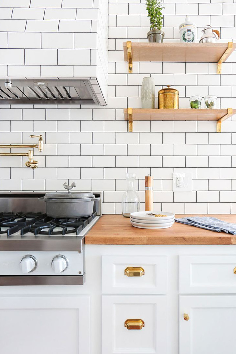 White Kitchen Subway Tiles
 My Favorite Kitchens of 2015 House Hipsters