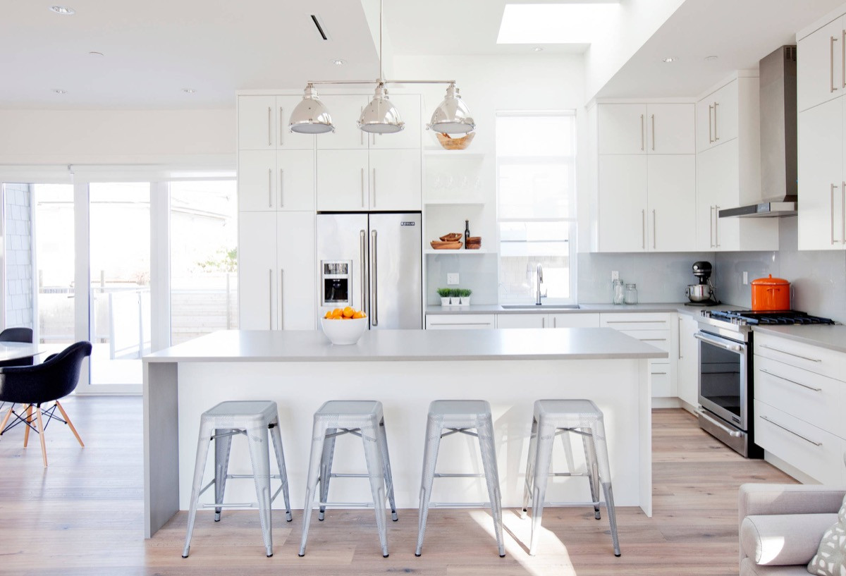 White Modern Kitchen
 Variety of best white kitchen designs arranged with